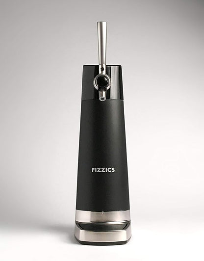 FIZZICS - DraftPour Beer Dispenser - Converts Any Can or Bottle Into a Nitro-Style Draft, Gift for Men and Beer Enthusiast, Beer Tap Draft Machine - Carbon