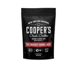 Load image into Gallery viewer, Rye Whiskey Barrel Aged Coffee, Single Origin Ethiopian Coffee Raw Beans Aged in Rye Whiskey Casks, Freshly Roasted, Battle Cry Whiskey, 5lb Bags, Ground