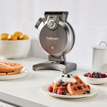 Cuisinart Belgian Waffle Maker, Vertical Iron, Silver, WAF-V100P1