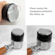 MIAO JIN 51mm Espresso Tamper Coffee Distributor & Hand Tamper Tool Dual 2 in 1 Espresso Distributor Fits All 51mm Espresso Portafilter Coffee Accessories