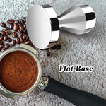 Load image into Gallery viewer, Huogary Stainless steel Coffee Tamper, 51mm Espresso Tamper, 51mm Tamper with Stainless Steel Handle, Coffee Powder Espresso Accessories (Silver) (Silver)
