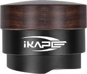 IKAPE 51MM Coffee Distributor, New Wooden Handle Design, Gravity Adaptive Espresso Distributor Fits All 51MM Espresso Portafilter, Compatible with 51MM Delonghi Bottomless Portafilter
