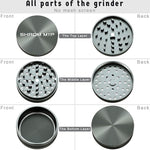 Load image into Gallery viewer, Grinder, Large 3.0” Kitchen Tools Aluminum Metallic Gray