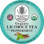 Load image into Gallery viewer, Organic Licorice Mint Tea Pods for Keurig - Natural Decaf Peppermint Tea by Teavity (24 Tea Pods)