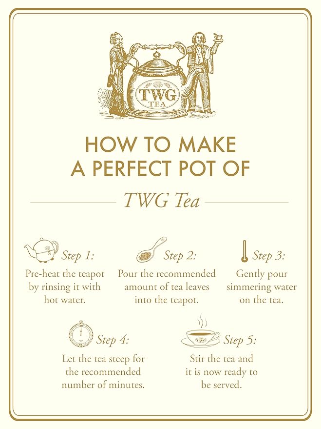 TWG Tea | Breakfast King Tea | Black Tea | Ginseng | Haute Couture Tin, 130g | Gift Set