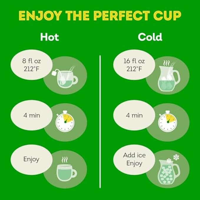 Lipton Decaffeinated Green Tea Bags, Unsweetened Teabags for Decaf Hot Tea or Decaf Iced Tea with Flavonoids, 40 Total Tea Bags