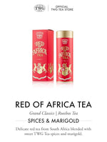Load image into Gallery viewer, TWG Tea | Red of Africa Tea | Rooibos Tea | Lemon Balm Leaves &amp; Marigold | Haute Couture Tin, 100g | Gift Set