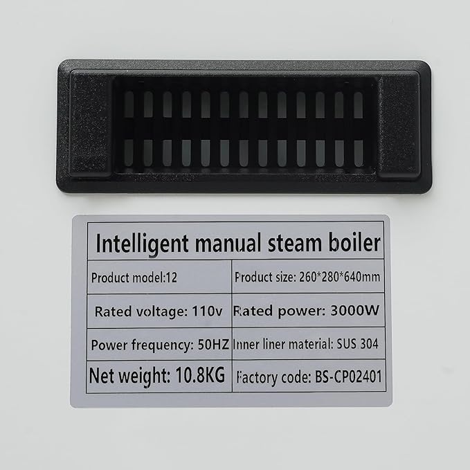 Commercial Milk Frother Automatic Steam Boiler Water Frothing Machine Electric Milk Foam Machine with LED Display 24H Timing Function for Coffee Tea Dessert Shop (12L-White)