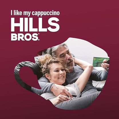 Hills Bros. Cappuccino Mix – Rich, Frothy Coffeehouse-Tasting Instant Drink Mix – Quick & Easy Preparation – Perfect for Hot & Iced Drinks & Creaming Coffee – Sugar-Free Variety Pack, 3 Packs of 12oz
