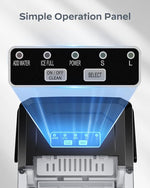 Load image into Gallery viewer, Silonn Ice Maker Countertop, Portable Ice Machine with Carry Handle, Self-Cleaning Ice Makers with Basket and Scoop, 9 Cubes in 6 Mins, 26 lbs per Day, Ideal for Home, Kitchen, Camping, RV