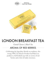 Load image into Gallery viewer, TWG Tea | London Breakfast Tea | Black Tea | Cocoa Pod | 15 Hand Sewn Cotton Teabags | Gift Set