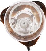 Load image into Gallery viewer, Iced Coffee Cold Brew Drip Tower Coffee Maker with Measuring Spoon, Stainless Steel Filter, Wooden, 6-8 Cup (Brown)