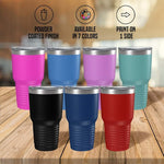 Load image into Gallery viewer, Multiple Sclerosis Awareness Cup - Be Strong and Fight on - 30oz Blue Tea, Coffee Tumbler