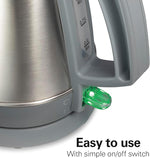 Load image into Gallery viewer, Hamilton Beach 1 Liter Electric Kettle, Water Boiler &amp; Heater, Fast 1500 Watts, BPA Free Interior, Cordless Serving, Auto-Shutoff and Boil-Dry Protection, Cord Wrap, Stainless Steel (41065)