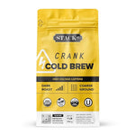 Load image into Gallery viewer, Organic Cold Brew Coffee Coarse Ground 1 LB - CRANK High Voltage Caffeine Dark Roast, Coarse Grind – By Stack Street