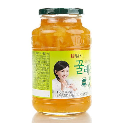 Damtuh Honey Lemon Tea 2.2lb (35.3 fl oz) – Traditional Korean Preserved Lemon with Honey, Refreshing Citrus Herbal Tea, Lemon Marmalade Preserve