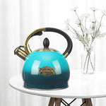 Load image into Gallery viewer, 3Quart Whistling Tea Kettle Classic Teapot Stainless Steel Teakettle with Cool Grip for Stovetop
