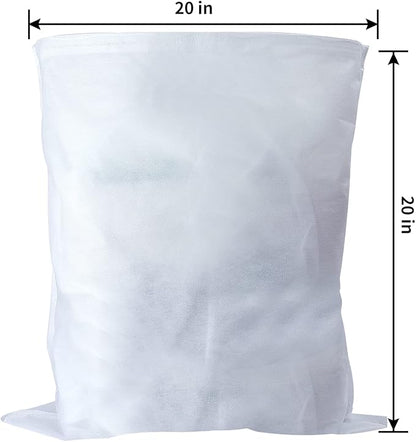 50 Pack Cold Brew Coffee Filters, 20" X 20" Commercial Cold Brew Filters, Filter Bag for Brew Up To 5 LBS Coffee, Fits 5 Gallon Buckets