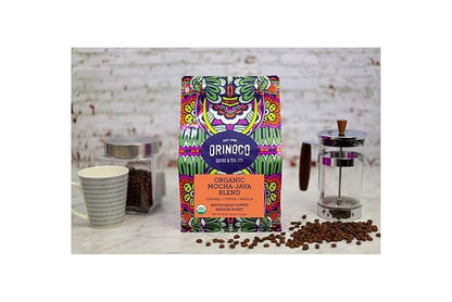 Orinoco Organic Mocha-Java Blend 2.5lb bag, Medium Roast, Whole Bean Coffee, 100% Organic Fair Trade Arabica beans…