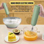 Load image into Gallery viewer, Handheld Frother,Coffee Stirrers Electric,Drink Frother Rechargeable Milk Frother, Hand Frother, Coffee Frother Handheld Milk Frother,Drink Mixer,Hand Mixer,Food Processor and Small Whisk,4-Speed,10Oz