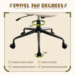 Load image into Gallery viewer, High Back Office Chair,Modern Swivel Office Chair,Brown Suede Fabric Gaming Chair,Height Adjustable Home Office Desk Chair with Lumbar Support