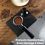 Load image into Gallery viewer, Espresso Tamping Mat – Emptycolor Coffee Tamper Mat for Espresso Machine, Food Grade Silicone Tamp Mat, Heat Resistant, Waterproof Espresso Rubber Mat for Portafilter Station