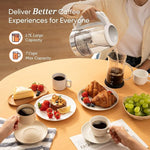 Load image into Gallery viewer, Cosori Electric Kettle, No Plastic Filter &amp; Spout, Tea Kettle &amp; Hot Water Boiler For Coffee &amp; Tea, Water Heater &amp; Teapot, Automatic Shut Off, Borosilicate glass, White, 1.7L/1500W