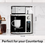Load image into Gallery viewer, Braun MultiServe Plus 10-Cup Drip Coffee Maker - Hot &amp; Cold Multi-Serve Brewer with Programmable Timer and Auto Start, Over Ice Function, Stainless Steel &amp; Pod-Free Design, KF9270SI