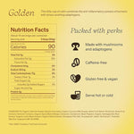 Load image into Gallery viewer, Clevr Blends Turmeric Powder, Golden Milk Instant Latte Mix, Superfood Powder with Oat Milk, Lions Mane, Reishi Mushroom, Organic Spices, Coconut Cream, Ashwagandha, Serve Hot or Iced, (14 Lattes)