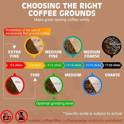 Induction Moka Pot, 9 Cups (15.9 oz) Crystal Glass-Top & Stainless Steel Moka Pot, Classic Stovetop Espresso Maker, Black