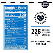 High Brew Coffee, Triple Shot Vanilla Bean, Cold Brew Coffee, 11 Fl Oz, Ready-To-Drink (Pack of 12)