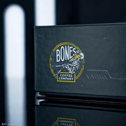 Bones Coffee Company Star Wars Collector's Box Flavored Coffee, Low Acid Medium Roast Arabica Beans Coffee Gifts, Star Wars Inspired, For Auto Drip and French Press,12 oz Pack of 3 Whole Bean