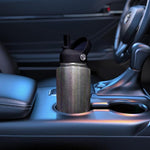 Load image into Gallery viewer, SENDESTAR 40oz Stainless Steel Water Bottle(Cold for 48 Hrs, Hot for 24 Hrs),Double Wall Vacuum Insulated Bottle with Straw Lid, Spout Lid and Flex Cap, Fit in Any Car Cup Holder TXIN-40-Laser Grey