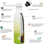 Load image into Gallery viewer, BJPKPK 25oz Insulated Stainless Steel Water Bottles Reusable Metal Travel Sports Water Bottle Keep Cold and Hot,Elegant Green