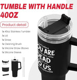 Load image into Gallery viewer, SANDJEST Leaving Job Gifts for Coworkers Tumbler 40oz Stainless Steel with Handle and Straw, Farewell &amp; New Job Gifts for Colleagues