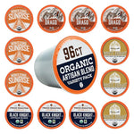 Load image into Gallery viewer, Fresh Roasted Coffee, Organic Artisan Blend Variety Pack | USDA Organic, Kosher | K-Cup Compatible, 96 Pods