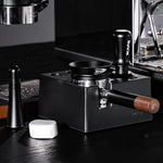 Load image into Gallery viewer, IKAPE 58.35mm Espresso Tamper, Spring-loaded Calibrated Tamper with Titanium Ripple Plating Base, Compatible with Over 58MM Espresso Bottomless Portafilter