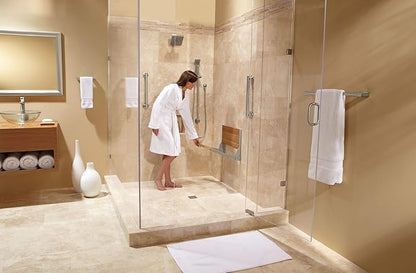 Moen YB8824BN 90 Degree Modern 24-Inch Bathroom Single Towel Bar, Brushed nickel