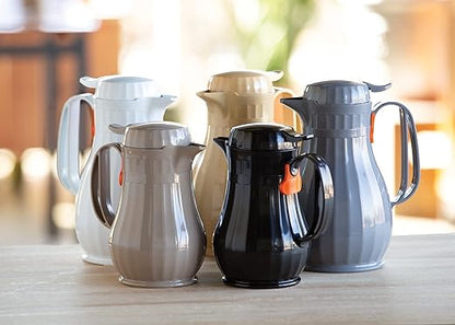 Service Ideas ECO13WH Eco-Serv Server, BPA-free, Foam Insulated Carafe, 44 Ounces, White