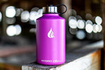 Load image into Gallery viewer, HYDRO CELL Stainless Steel Insulated Water Bottle with Straw - For Cold &amp; Hot Drinks - Metal Vacuum Flask with Screw Cap and Modern Leakproof Sport Thermos for Adults (Fuchsia 64oz)
