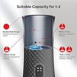 Load image into Gallery viewer, Milk Frother Electric,Syslux 4 IN 1 Automatic Warm and Cold Milk Foamer,Quiet Operation,Effortless Foam,Unique Diamond Design,Temperature Control,for Coffee Latte, Cappuccino,Macchiato,Chocolate