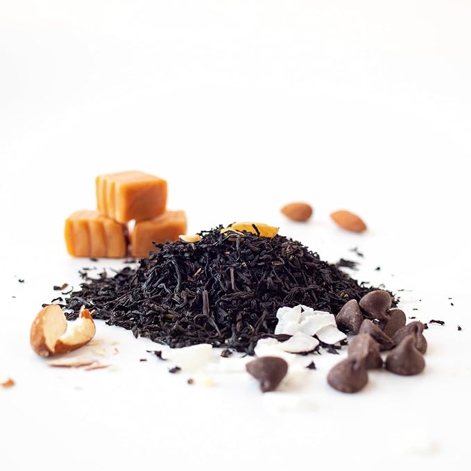 Organic Positively Tea Company, Choco Coco Joy Black Tea, Loose Leaf, 16 Ounce