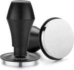 Load image into Gallery viewer, Normcore Coffee Tamper 57mm, Spring-loaded Tamper V4, Barista Espresso Tamper Flat Base with 15lb / 25lb / 30lbs Springs, Anodized Aluminum Handle and Stand, Fits Ascaso Lelit 57mm portafilters