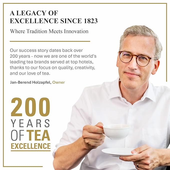 Ronnefeldt LeafCup Rooibos Orange Chai – Naturally Caffeine-Free Red Herbal Tea with Natural Orange Flavoring – 15 Individually Wrapped Loose Leaf Tea Bags – Packed in Germany