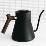Load image into Gallery viewer, Fellow Stagg EKG Electric Gooseneck Kettle - Pour-Over Coffee and Tea Kettle - Stainless Steel Water Boiler - Quick Heating for Boiling Water - Matte Black With Walnut Handle