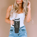 Load image into Gallery viewer, Ships Next Day,40 oz Tumbler with Handle and Straw,Custom Stainless Steel Insulated Cups with Name Travel Coffee Mug Personalized Wedding Mother's Birthday Christmas Gifts for Women