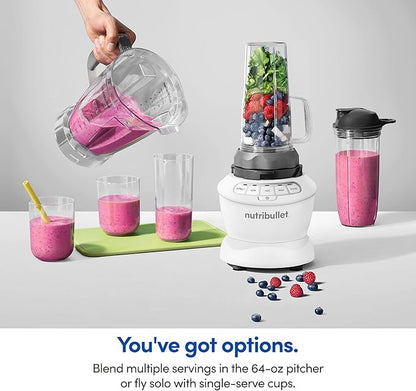 nutribullet Full-Size Blender Combo 1200W –Matte White