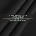 Load image into Gallery viewer, 10 Pack Black Rectangle Table Cloth, 60 x 102 Inch Tablecloths for 6 Foot Tables, Wrinkle Resistant Polyester Washable Table Cover for Banquet, Restaurant, Parties