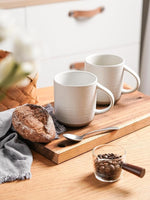 Load image into Gallery viewer, Kanwone Coffee Mugs 16oz, Stoneware Mugs Set, Ceramic Coffee Cups with Handle for Latte, Hot Tea, Cappuccino, Cocoa, Housewarming Wedding Gift, Microwave and Dishwasher Safe, Set of 6, Neutral White