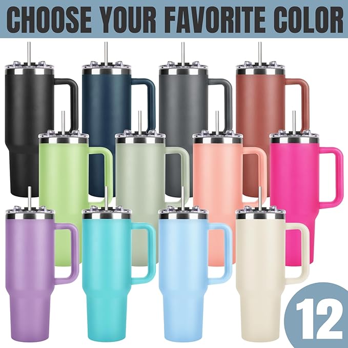 Personalized Tumbler with Pictures Text Name, Custom Double Wall Insulated Tumbler, 20oz Coffee Tumbler with lid and straw, Personalized Birthday Gifts for Women Men Friend Christmas (40oz Engraved)